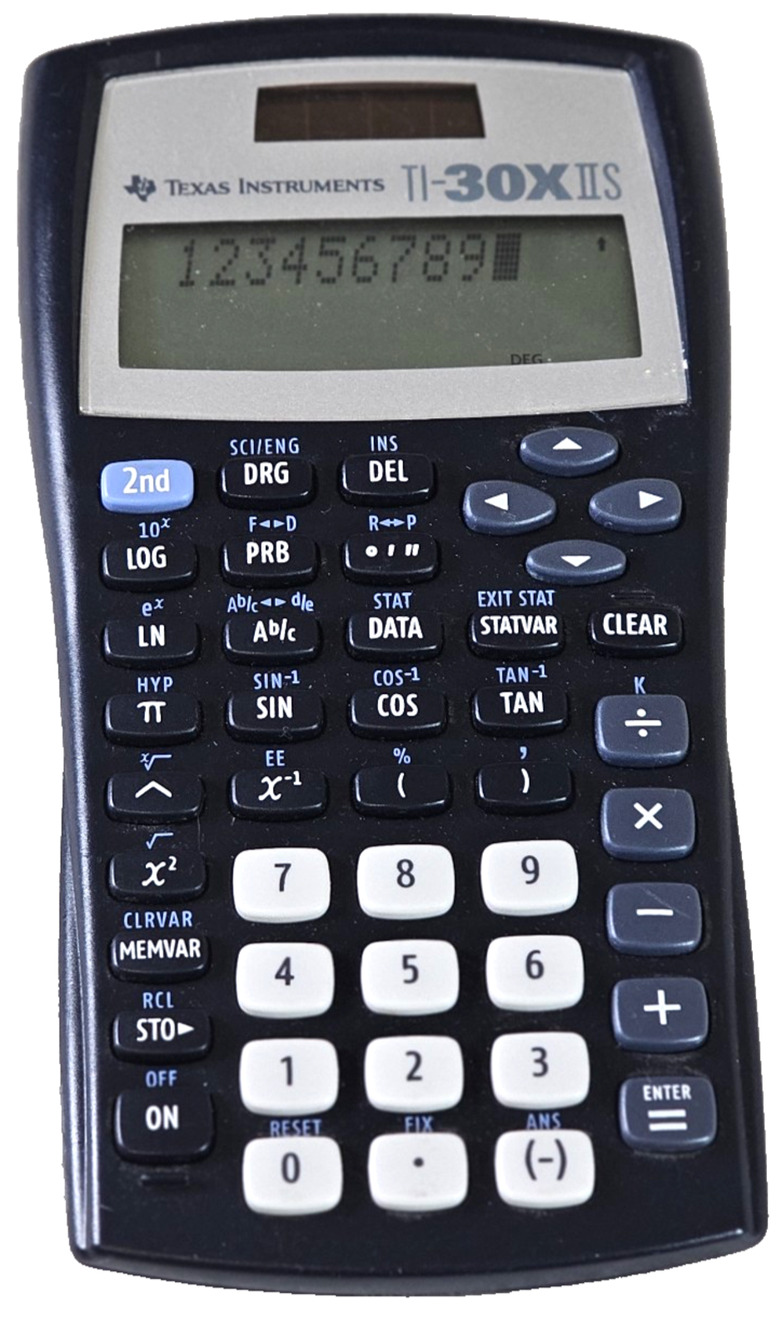 Texas Instruments TI-30X IIS Scientific Calculator Tested Working